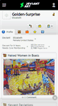 Mobile Screenshot of golden-surprise.deviantart.com