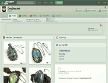 Tablet Screenshot of deedeeart.deviantart.com