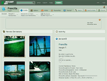 Tablet Screenshot of francilla.deviantart.com