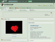 Tablet Screenshot of giuliablackangel.deviantart.com