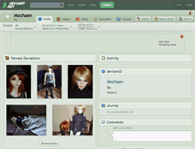 Tablet Screenshot of mochaen.deviantart.com