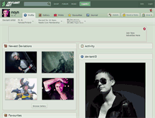Tablet Screenshot of noyn.deviantart.com