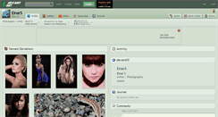 Desktop Screenshot of einars.deviantart.com