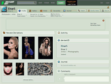 Tablet Screenshot of einars.deviantart.com
