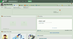 Desktop Screenshot of dancing-clouds.deviantart.com