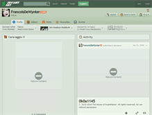 Tablet Screenshot of francoisdewynter.deviantart.com