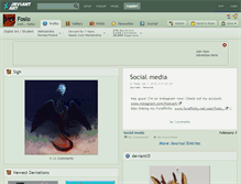Tablet Screenshot of foslo.deviantart.com