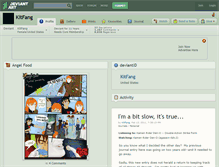 Tablet Screenshot of kitfang.deviantart.com