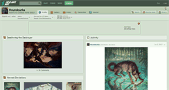 Desktop Screenshot of houndourka.deviantart.com