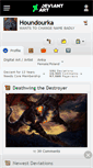 Mobile Screenshot of houndourka.deviantart.com
