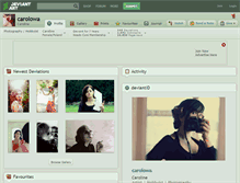 Tablet Screenshot of carolowa.deviantart.com