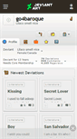 Mobile Screenshot of go4baroque.deviantart.com