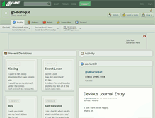 Tablet Screenshot of go4baroque.deviantart.com