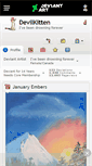 Mobile Screenshot of devilkitten.deviantart.com