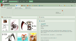 Desktop Screenshot of janethtf.deviantart.com