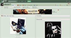 Desktop Screenshot of ambrosius77.deviantart.com