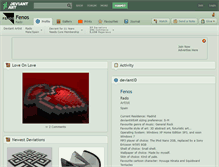 Tablet Screenshot of fenos.deviantart.com