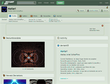 Tablet Screenshot of matiari.deviantart.com