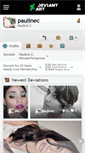 Mobile Screenshot of paulinec.deviantart.com