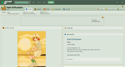 Desktop Screenshot of kate-enthusiasm.deviantart.com