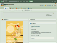 Tablet Screenshot of kate-enthusiasm.deviantart.com