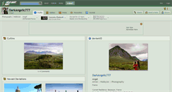 Desktop Screenshot of darkangelic777.deviantart.com