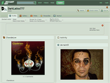 Tablet Screenshot of darklatios777.deviantart.com