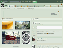Tablet Screenshot of nyy.deviantart.com