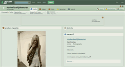 Desktop Screenshot of mysteriousxpleasures.deviantart.com