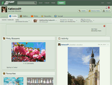 Tablet Screenshot of katiexxx89.deviantart.com