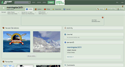 Desktop Screenshot of morningstar2651.deviantart.com