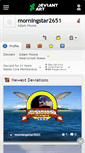 Mobile Screenshot of morningstar2651.deviantart.com