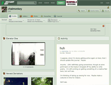 Tablet Screenshot of chaimonkey.deviantart.com