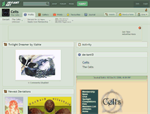 Tablet Screenshot of celts.deviantart.com