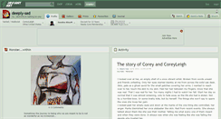 Desktop Screenshot of deeply-sad.deviantart.com