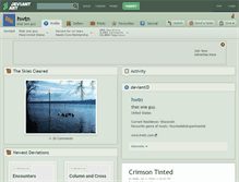 Tablet Screenshot of hwtn.deviantart.com