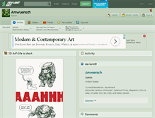 Tablet Screenshot of amwuensch.deviantart.com