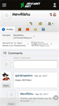 Mobile Screenshot of mewrishu.deviantart.com