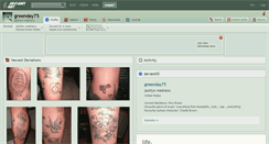 Desktop Screenshot of greenday75.deviantart.com