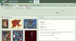 Desktop Screenshot of dozaloz.deviantart.com