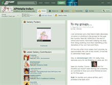 Tablet Screenshot of aphetalia-india.deviantart.com