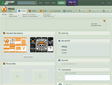 Tablet Screenshot of missic.deviantart.com