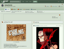 Tablet Screenshot of neounicron.deviantart.com
