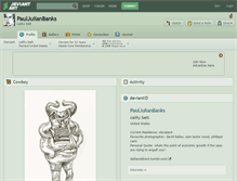 Tablet Screenshot of pauljulianbanks.deviantart.com