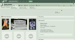 Desktop Screenshot of fetish-erotica.deviantart.com