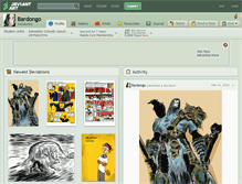 Tablet Screenshot of bardongo.deviantart.com
