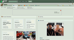 Desktop Screenshot of dkem.deviantart.com