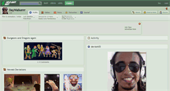 Desktop Screenshot of daywalkerrr.deviantart.com