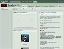 Tablet Screenshot of gaara-da-man-fc.deviantart.com