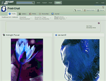 Tablet Screenshot of frost-crust.deviantart.com
